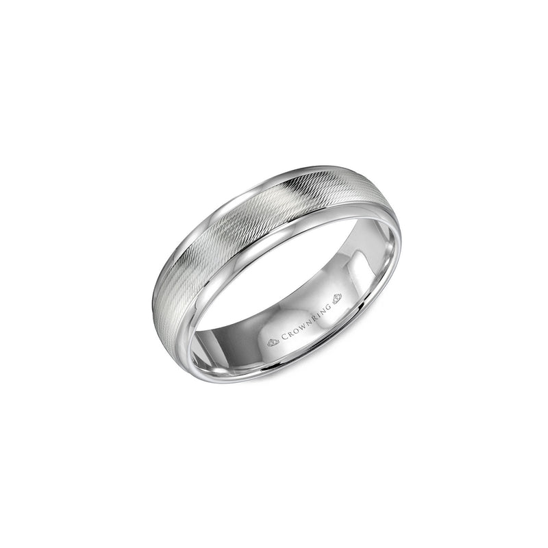 Crown Ring Classic Wedding Band-Crown Ring Classic Wedding Band -