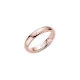 Crown Ring Dome Traditional Wedding Band-Crown Ring Dome Traditional Wedding Band -