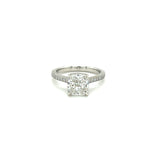 Cushion-cut Diamond Ring-Cushion-cut Diamond Ring - DRJST02909