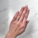 Cushion-cut Engagement Ring-Cushion-cut Engagement Ring - DRJST02311