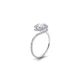 Danhov Abbraccio Swirl Award Winning Engagement Ring-Danhov Abbraccio Swirl Award Winning Engagement Ring -