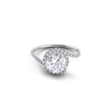 Danhov Abbraccio Swirl Award Winning Engagement Ring-Danhov Abbraccio Swirl Award Winning Engagement Ring -