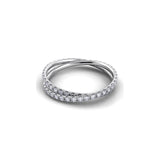 Danhov Eleganza Braided Women's Wedding Band-Danhov Eleganza Braided Women's Wedding Band -