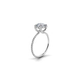 Danhov Eleganza Single Shank Engagement Ring-Danhov Eleganza Single Shank Engagement Ring -