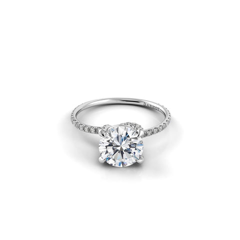 Danhov Eleganza Single Shank Engagement Ring-Danhov Eleganza Single Shank Engagement Ring -