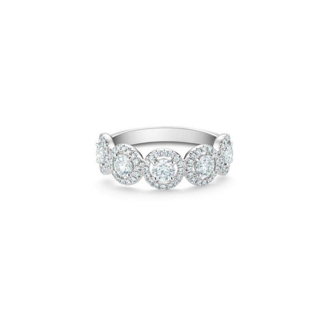 De Beers Aura Half Eternity Band-De Beers Aura Half Eternity Band - J1DD51Z00P52