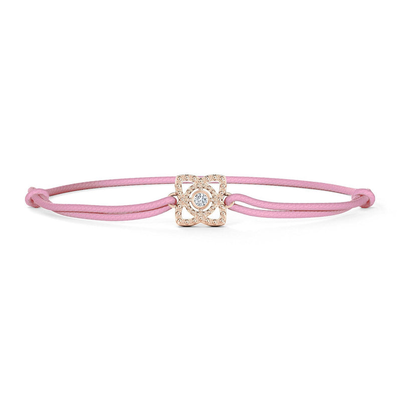 De Beers Lotus by De Beers Cord Bracelet-De Beers Enchanted Lotus Cord Bracelet - B1032820000