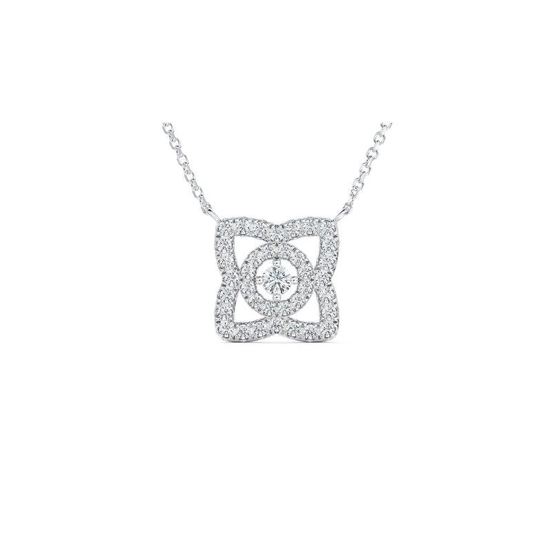 De Beers Lotus by De Beers Diamond Necklace-De Beers Enchanted Lotus Diamond Necklace - N1035050045