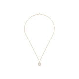 De Beers Enchanted Lotus Medal Necklace-De Beers Enchanted Lotus Medal Pendant in Rose Gold -