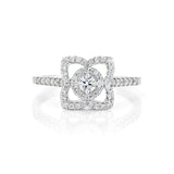 De Beers Enchanted Lotus Single Motif Ring-De Beers Enchanted Lotus Single Motif Ring -
