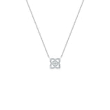De Beers Enchanted Lotus Diamond Necklace-De Beers Enchanted Lotus White Gold Small Pendant - J5FK19Z00W45
