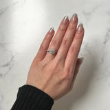 De Beers Forevermark Center of My Universe® Floral Halo Engagement Ring-De Beers Forevermark Center of My Universe® Floral Halo Engagement Ring - ER1022BL100D2P0650