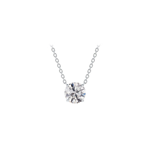 De Beers Forevermark Classic Solitaire Diamond Pendant - 0.15 Carat-De Beers Forevermark Classic Solitaire Diamond Pendant - 0.15 Carat - NK1101RD015DCW1517