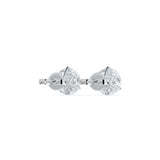 De Beers Forevermark Classic Three Prong Diamond Stud Earrings - 2 Carat-De Beers Forevermark Classic Three Prong Diamond Stud Earrings - EA1102