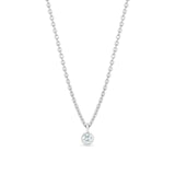 De Beers My First De Beers Clea One Diamond Pendant-De Beers My First De Beers Clea One Diamond Pendant in White Gold -