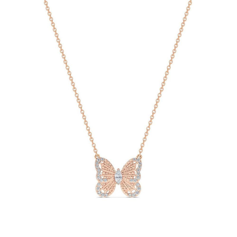 De Beers Portraits of Nature Butterfly Pendant-De Beers Portraits of Nature Butterfly Pendant - J5PN11M00K45