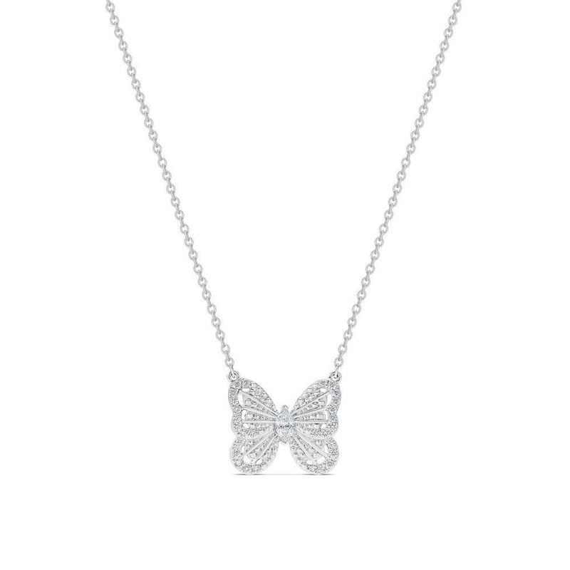 De Beers Portraits of Nature Butterfly Pendant-De Beers Portraits of Nature Butterfly Pendant - J5PN11M00W45