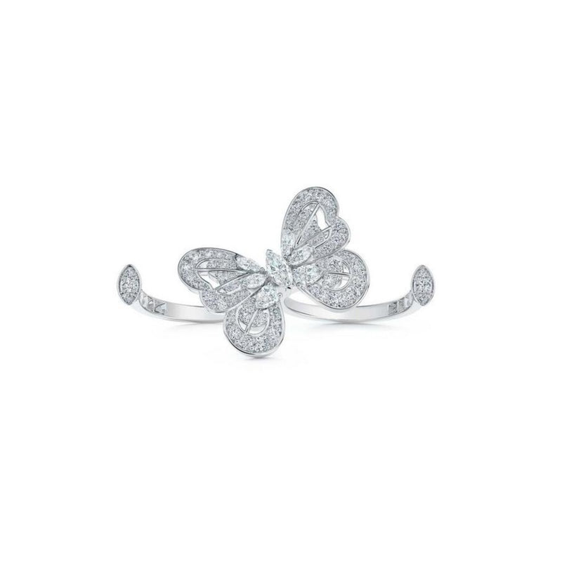 De Beers Portraits of Nature Butterfly Ring-De Beers Portraits of Nature Butterfly Ring - J1PN02M00W56