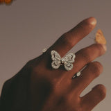 De Beers Portraits of Nature Butterfly Ring-De Beers Portraits of Nature Butterfly Ring - J1PN02M00W56