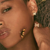 De Beers Portraits of Nature Butterfly Studs-De Beers Portraits of Nature Butterfly Studs - J2PN01M00K04