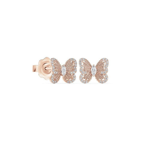 De Beers Portraits of Nature Butterfly Studs-De Beers Portraits of Nature Butterfly Studs - J2PN01M00K04