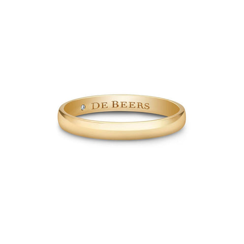 De Beers Wide Court Band, 3mm-De Beers Wide Court Band, 3mm - J1BF02XXXY52