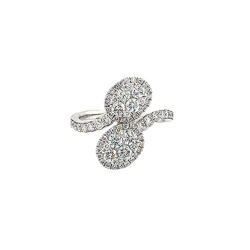 Diamond Bypass Ring-Diamond Bypass Ring -
