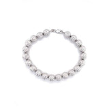 Diamond Cut Gold Bead Bracelet-Diamond Cut Gold Bead Bracelet -