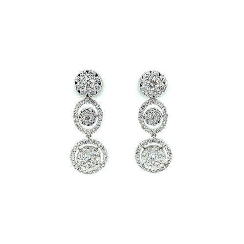 Diamond Earrings-Diamond Earrings -
