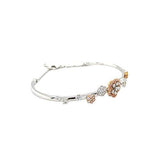 Diamond Flower Bangle-Diamond Flower Bangle -