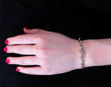 Diamond Flower Bangle-Diamond Flower Bangle -