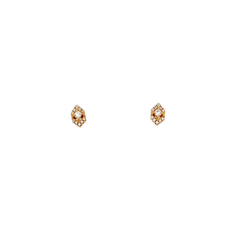 Diamond Stud Earrings-Diamond Stud Earrings - DERDI00037