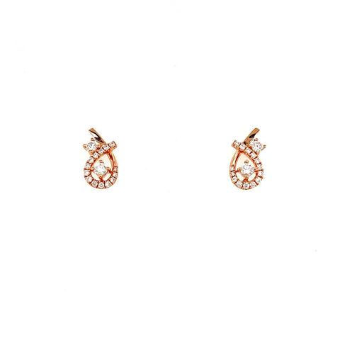 Diamond Stud Earrings-Diamond Stud Earrings - DERDI00046