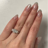 Emerald-cut Engagement Ring-Emerald-cut Engagement Ring - DRIMA00055