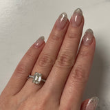 Emerald-cut Engagement Ring-Emerald-cut Engagement Ring - DRJST01955