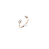 De Beers Forevermark Alchemy Vanguard Two Stone Open Stackable Ring-Forevermark Alchemy Vanguard Two Stone Open Stackable Ring -