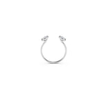 De Beers Forevermark Alchemy Vanguard Two Stone Open Stackable Ring-Forevermark Alchemy Vanguard Two Stone Open Stackable Ring -