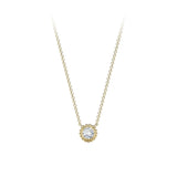 De Beers Forevermark Tribute™ Collection Round Beaded Pendant-Forevermark Diamond Necklace -