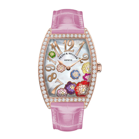 Franck Muller Cintree Curvex Color Dreams Peonies-Franck Muller Cintree Curvex Color Dreams Peonies - 5851SCRELCOPED15NWMP