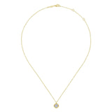 Gabriel & Co. Bezel Set Diamond Pendant Necklace-Gabriel & Co. Bezel Set Diamond Pendant Necklace - NK6617Y45JJ