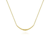Gabriel & Co. Bujukan Graduating Bead Curved Bar Necklace-Gabriel & Co. Bujukan Graduating Bead Curved Bar Necklace - NK6637Y4JJJ