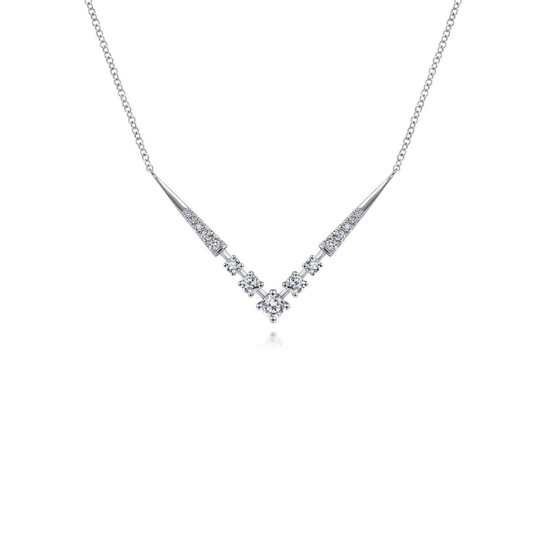 Gabriel & Co. Chevron Necklace-Gabriel & Co. Chevron Necklace - NK6188W45JJ