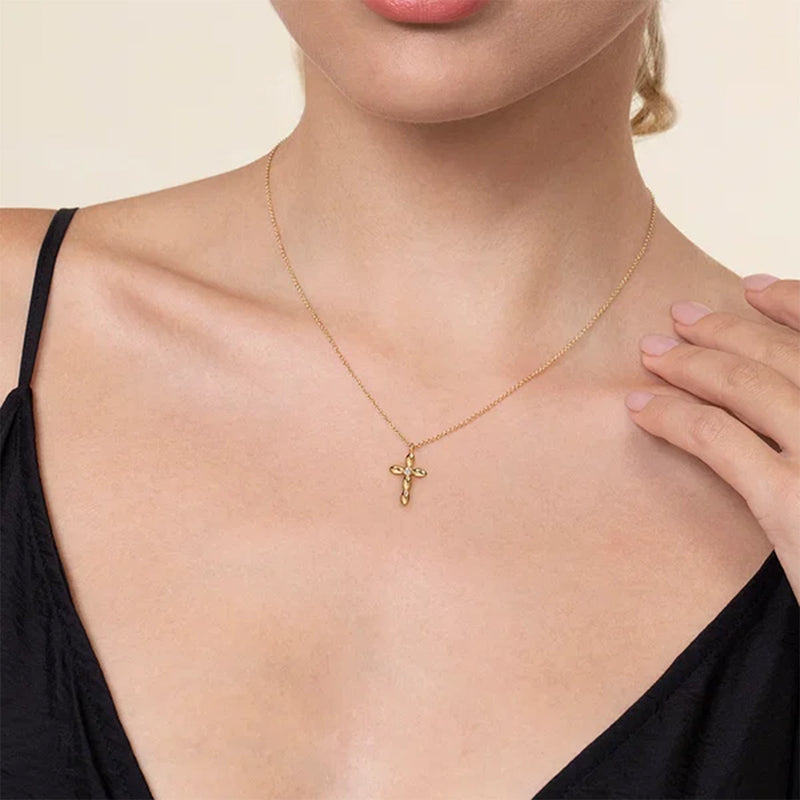 Gabriel & Co. Cross Necklace-Gabriel & Co. Cross Necklace - NK7654Y45JJ