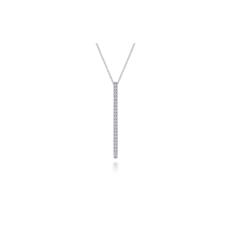 Gabriel & Co. Diamond Bar Necklace-Gabriel & Co. Diamond Bar Necklace - NK6581W45JJ