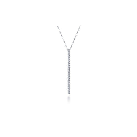 Gabriel & Co. Diamond Bar Necklace-Gabriel & Co. Diamond Bar Necklace - NK6581W45JJ