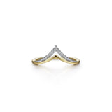 Gabriel & Co. Diamond Chevron Ring-Gabriel & Co. Diamond Chevron Ring - LR51826M45JJ