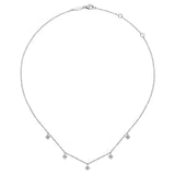 Gabriel & Co. Diamond Clover Necklace-Gabriel & Co. Diamond Clover Necklace - NK6591W45JJ