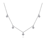 Gabriel & Co. Diamond Clover Necklace-Gabriel & Co. Diamond Clover Necklace - NK6591W45JJ