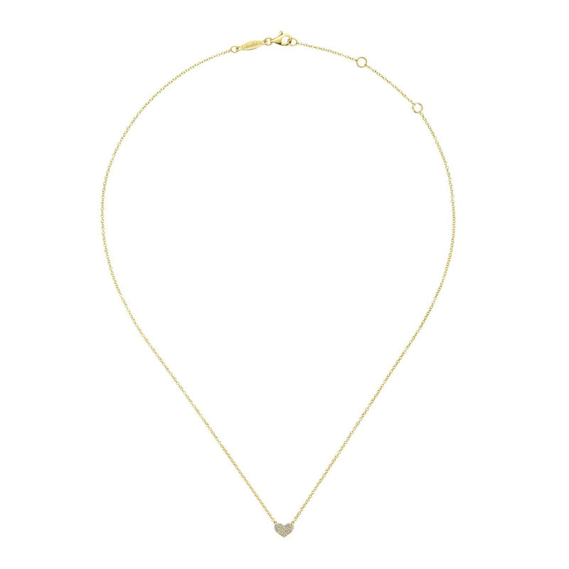 Gabriel & Co. Diamond Heart Pendant Necklace-Gabriel & Co. Diamond Heart Pendant Necklace - NK5450Y45JJ