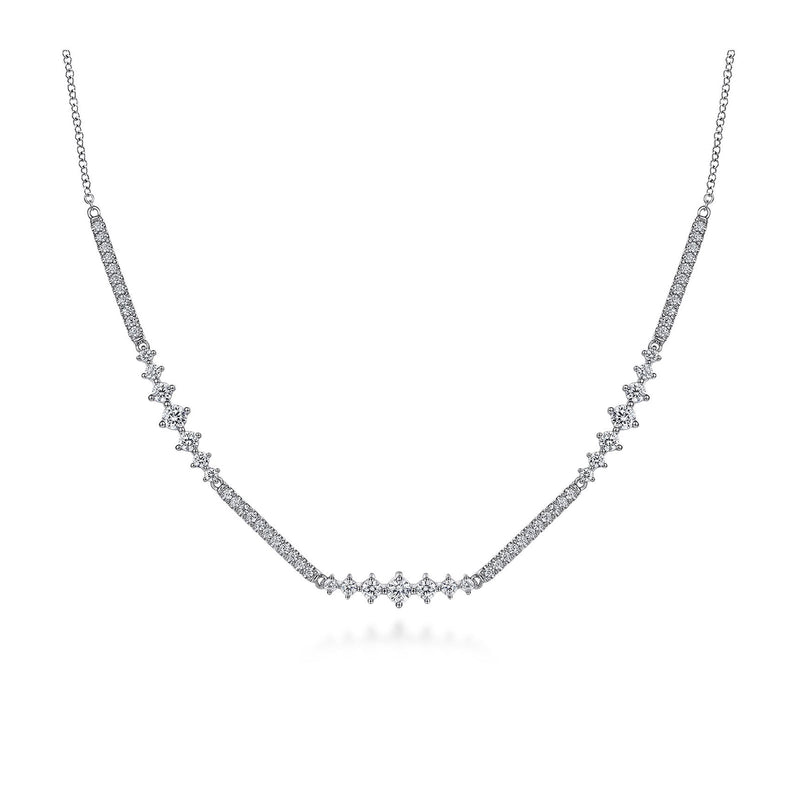 Gabriel & Co. Diamond Necklace-Gabriel & Co. Diamond Necklace - NK6954W45JJ